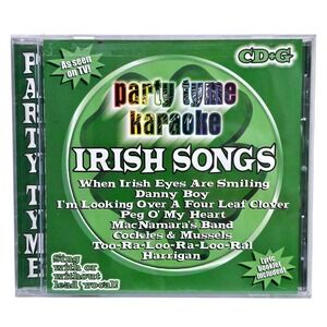 Party‎ Tyme Karaoke Irish Songs CD+G Lyric Booklet Danny Boy Celtic Music CD